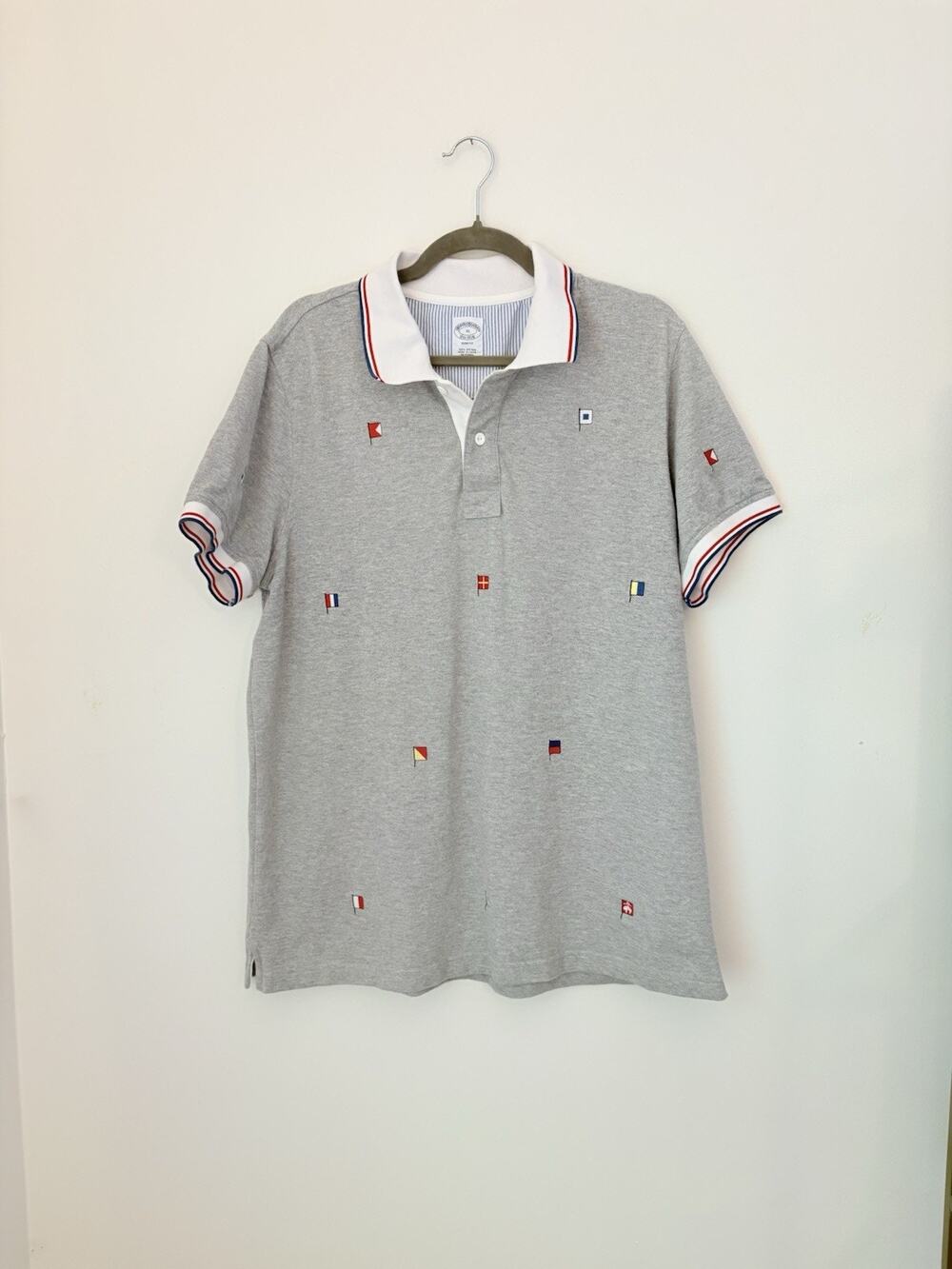 Brooks Brothers Men’s Golf Shirt Polo Collared Short Sleeve Size XL Slim Fit